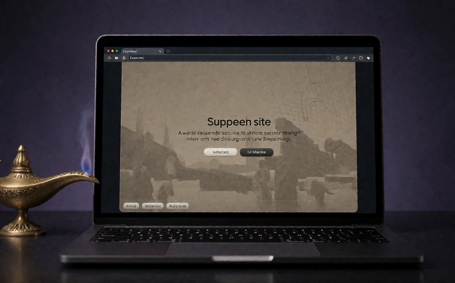 Symbolischer Browser mit Unterbrechungshinweis zum beobachteten Alawin-Status vom August 2026